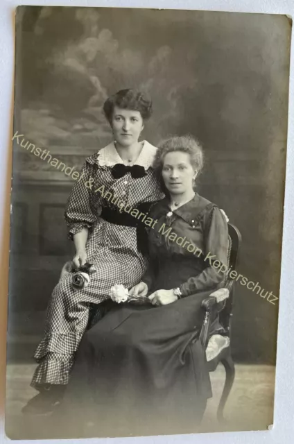 orig. Foto AK Mädchen Frauen Gera Reuß um 1910