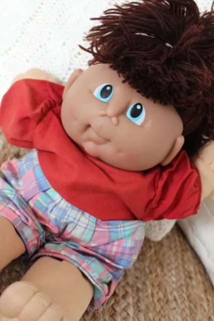 Vintage 80/90er! Kohlkopf Puppe Cabbage Patch Doll SIMBA Mädchen brünett