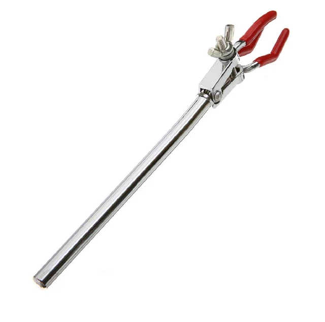 Dtacke 1Pcs Adjustment 3 Prong Lab Clamp Three Prong Extension Flask Clip Clamp
