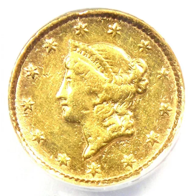 1854 Liberty Gold Dollar G$1 - Certified ANACS XF40 Detail - Rare Gold Coin