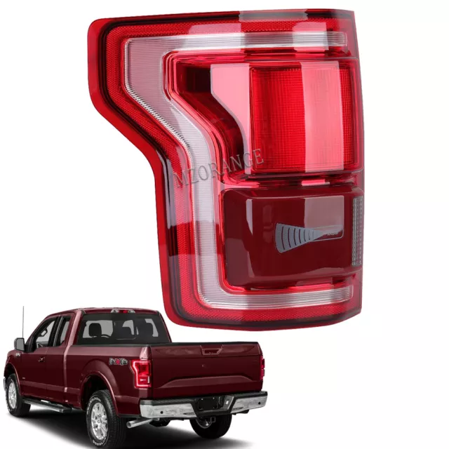 For 2015-2017 Ford F150 F-150 W/Blind Spot Left Driver Side LED Tail Light Brake