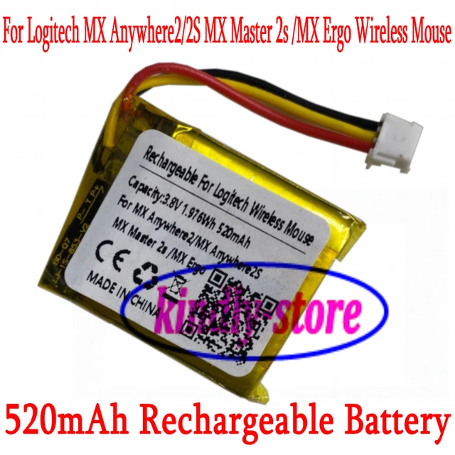 520MAH REPLACE BATTERY For Logitech Mouse MX Anywhere2/2S MX