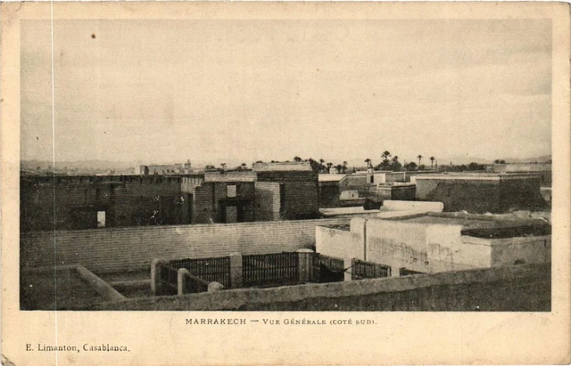 CPA AK MARRAKECH - Vue générale MAROC (669263)