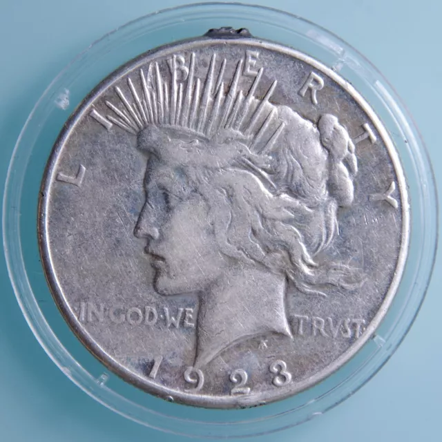 USA - 1 Dollar 1923 S - Peace Dollar - San Francisco - Silber