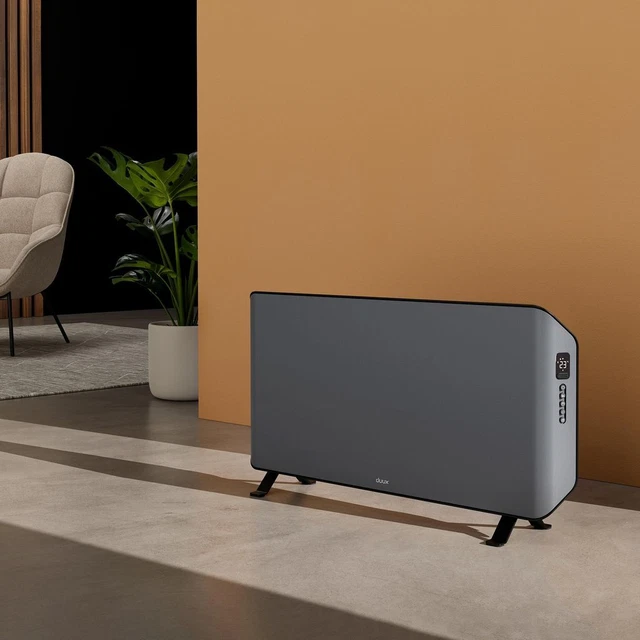 Duux Edge Smart 1500W Grau Elektroheizung Energiesparend - Elektrische Heizgerte