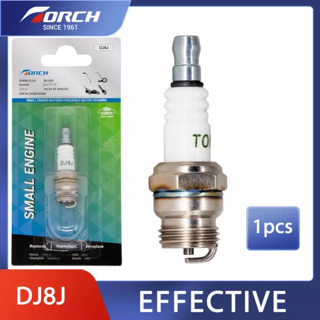 TORCH DJ8J Small Engine Spark Plug Replacement for Champion DJ7J for Bosch HS8E