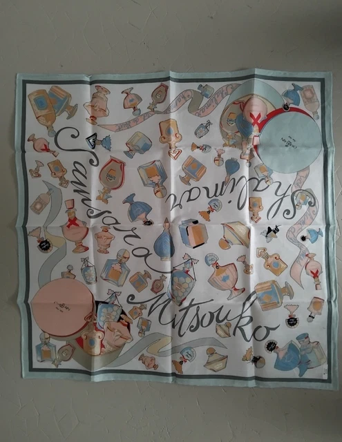 Foulard En Soie Guerlain - Couleur Rose, Neuf Sans étiquette - Fabriqué En France