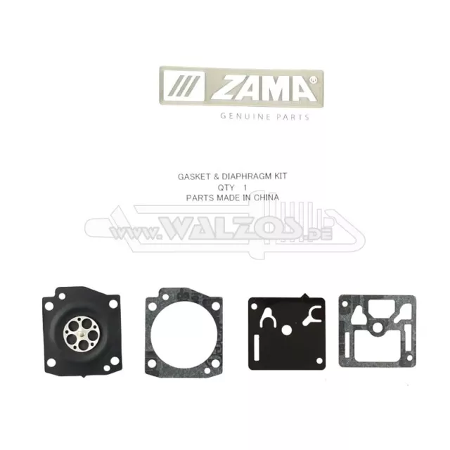 Original ZAMA Membransatz passend für einige Dolmar PS-6100 mit DM27A Vergaser