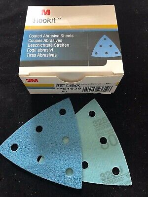 3M 50 X 3M 51638 Discos de Lijado Adhesivo P80 325U Hookit Azul Delta 88 X 95MM 