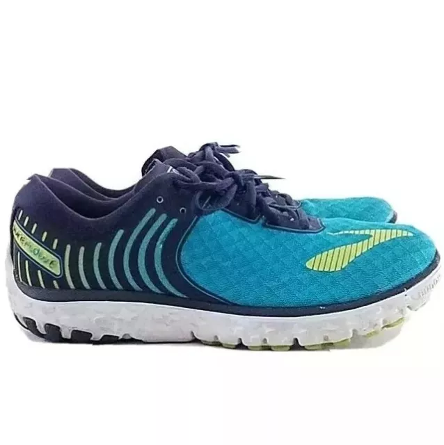 BROOKS WOMENS 8 Pureflow 6 Connect Running Shoes Sneakers Blue $28.57 ...