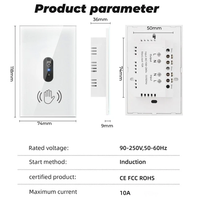Telefono a muro KXT-580 con luce di chiamata e ripetizione per ufficio Telefono a muro KXT-580 con luce di chiamata e ripetizione per ufficio