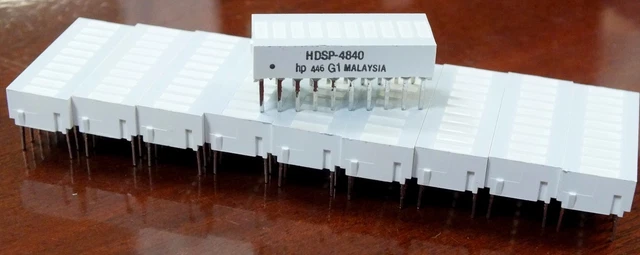 NEW LED Bar - 10-Pieces Set - HDSP-4840 20-Pin Graph hp 446 Array Dip Yellow