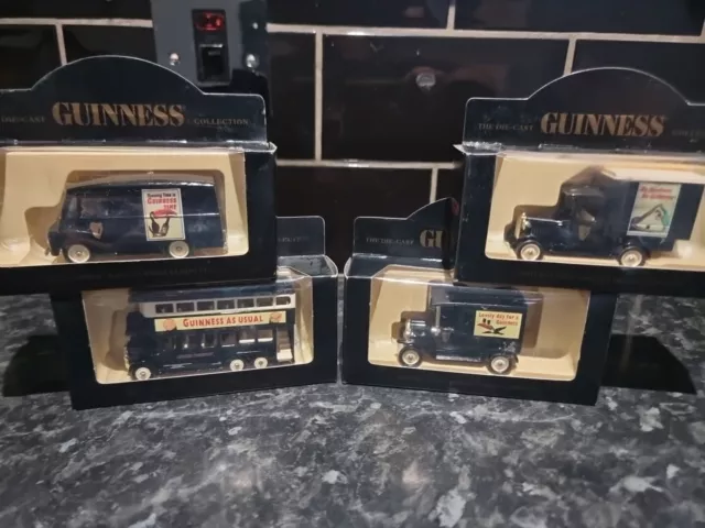 Collectors Guinness Diecast Vehicles Job Lot of 4 ( Ref GT20)