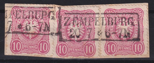 64996) ZEMPELBURG Westpreußen nachverwendeter Preußen-Stempel