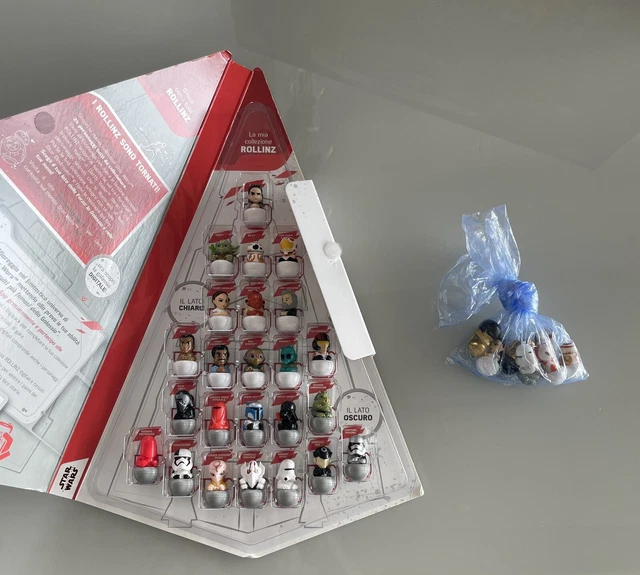 star wars esselunga rollinz 2.0 collezione completa 31 pz