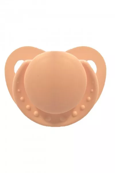 Abdl Pacifier for Adult XL Plate And Teat Pink