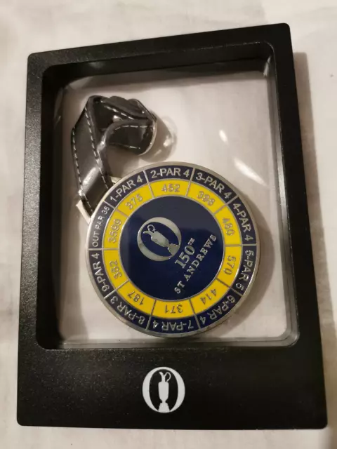 150th Open Golf Old Course St Andrews memorabilia yardage bag tag 150th Open Golf Old Course St Andrews memorabilia yardage bag tag