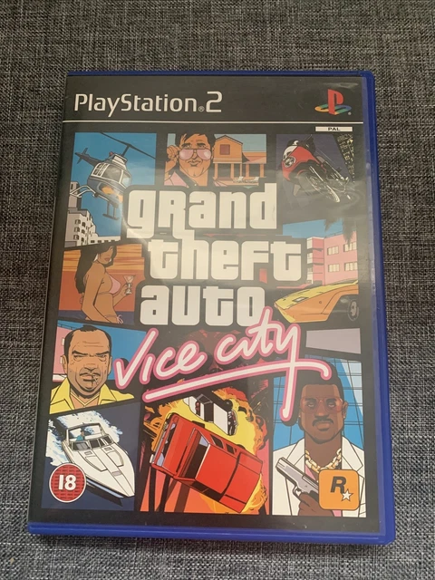 GRAND THEFT AUTO: Vice City - PS2 Map Poster excellent Condition Free ...