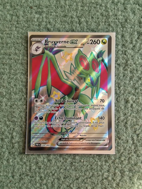 CARTE POKÉMON BRUYVERNE EX 220/091 FA Shiny EV4.5 PAF Destinées à Paldea FR EUR 5,00 - FR CARTE POKÉMON BRUYVERNE EX 220/091 FA Shiny EV4.5 PAF Destinées à Paldea FR EUR 5,00 - FR