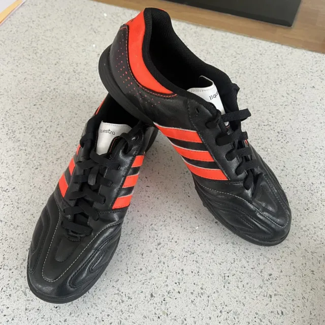 Adidas 11 Questra  11Pro TRX FG Football Boots Size UK 9 Black Mens
