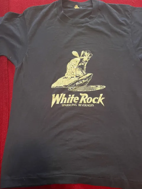 white rock Soda tee shirt vintage