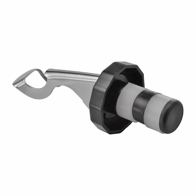 Herramientas de cocina ligeras para prensado con champán corchos de vino (negro)