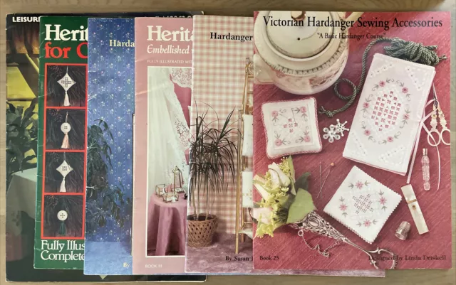 Key Steps for Hardanger Embroidery Pattern Books 1 & 3 Lot Evelyn MacKay