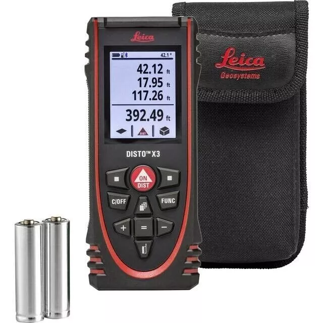 Leica DISTO X3 - robuster Laser Entfernungsmesser mit Bluetooth und IP65 NEU OVP