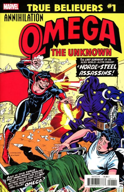 True Believers Annihilation Omega The Unknown 1 Reprints 1976 1 Nm