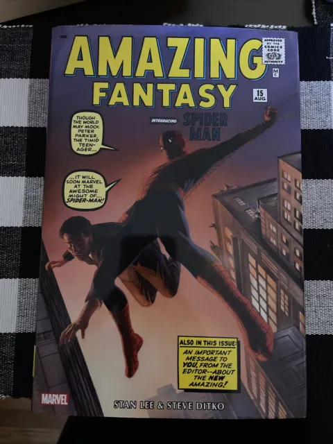 The Amazing Spider-Man Vol. 1 Hardcover Marvel Omnibus Graphic Novel Comic Book