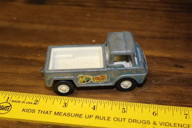 Vintage Tootsie Toy Light Blue Van Wagon