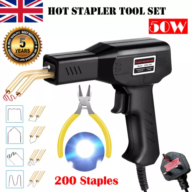 Hot Stapler Ecarke Plastic Welder Plastic Welding Machine Car Bumper Repair Kit