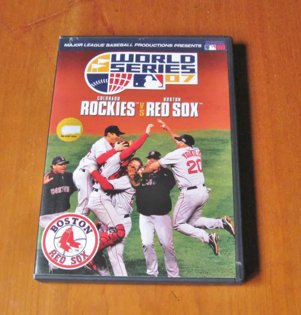 2007 MLB Baseball World Series Colorado Rockies vs Boston Red Sox DVD w Bonus