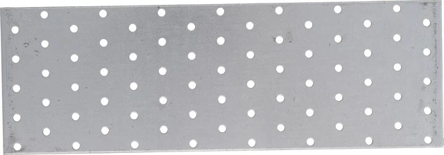 Piastra forata in acciaio fai da te BGS, 300 x 100 x 2 mm