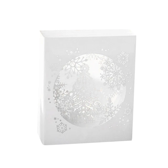 1pc 3D Cartes De Douche De Bébé Hiver De Voeux Cartes