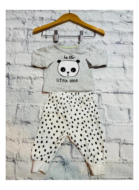 Pigiama panda bambini 0-3 mesi vestiti carini *Combiniamo spedizione*
