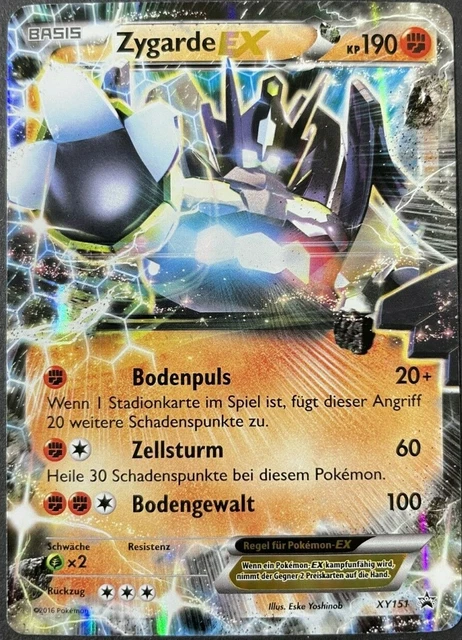 Pokemon Karte Zygarde EX Black Star Promo XY151 Deutsch Sammlung