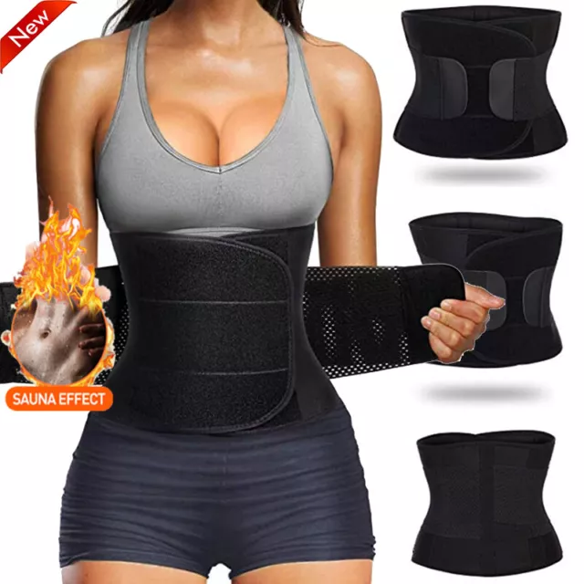 Neoprene Body Shaper Sweat Waist Trainer Cincher Corset Belt Girdle Shapewear MM