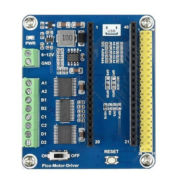 Driver Module 4 MOTOR DRIVER MODULE 4Channel Drive Expansion Board PCA9685 Chip I2C ...