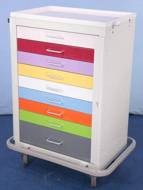 Armstrong Premier Aluminum Broselow Colorcode Cart Emergency Crash Cart Supply
