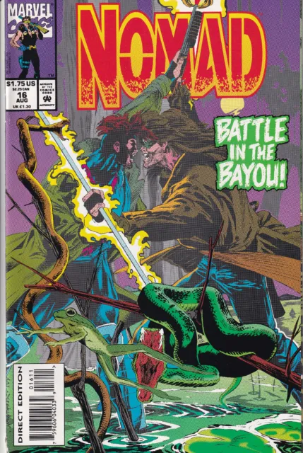 NOMAD Vol. 2 #16 August 1993 MARVEL Comics - Gambit