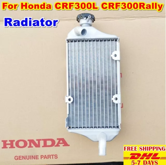 Radiator Aluminum For Honda Crf 300 Crf300 L Rally From Service Center Parts New