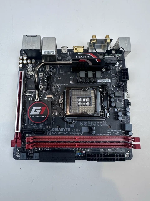 Ga Z170n Gaming Z170 Itx Motherboard PLACA MADRE INTEL Gigabyte Technology  GA-Z170N Gaming 5, LGA 1151