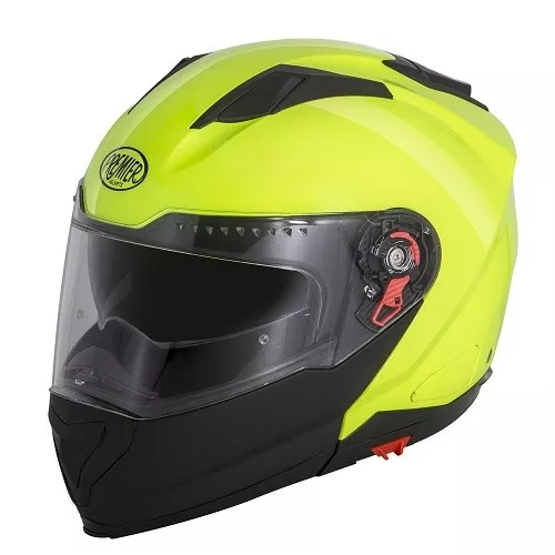 Casque Helmet Moduler Delta Fluo Jaune Fluo Noir PREMIER Taille XXL