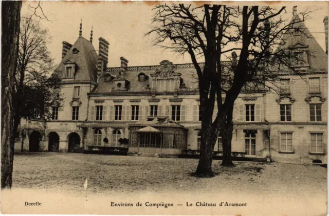CPA AK Env. de COMPIEGNE - Le Chateau d'Aramont (423895)