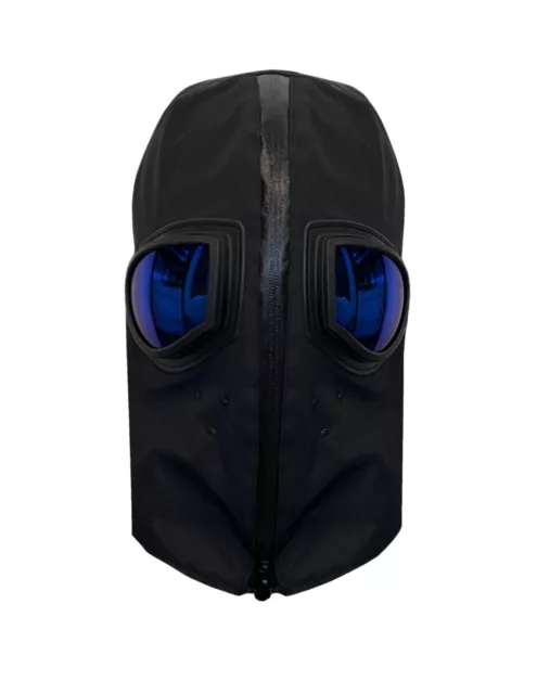 Masque avec lunettes de protection Doublehood Ref 61202 Noir et bleu Neuf