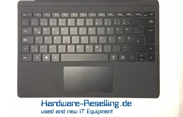 Microsoft 1725 Surface Pro QWERTZ Type Cover Tastatur Schwarz B-Ware