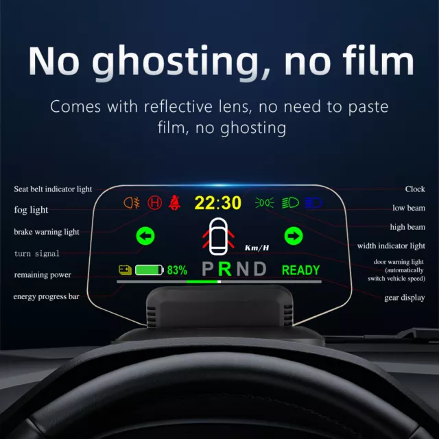 Voiture HUD Head Up Display Dashboard OBD appareil navigation pour Tesla Model 3 2