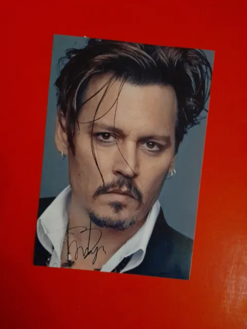 Johnny Depp Autographed Photo