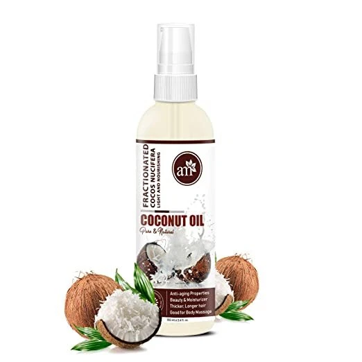 Aroma Almizcle Natural Fraccionado Aceite de Coco Aromaterapia Pelo, 100ml